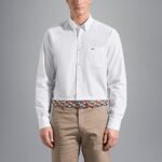 PAUL&SHARK POPLIN COTTON SHIRT WHITE