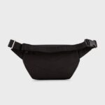 EMPORIO ARMANI MEN REGENERATED- LEATHER BELT BAG WHITH EAGLE PATE BLACK - Image 2
