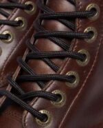 DR MARTENS WOMAN 1460 PASCAL MAX LEATHER PLATFORM BOOTS DARK BROWN - Image 2