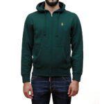 POLO RALPH LAUREN MEN THE RL FLEECE FULL-ZIP HOODIE MOSS AGATE