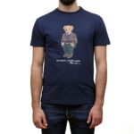 POLO RALPH LAUREN MEN CLASSIC FIT POLO BEAR JERSEY T-SHIRT CRUICE NAVY HERITAGE