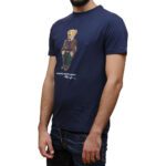 POLO RALPH LAUREN MEN CLASSIC FIT POLO BEAR JERSEY T-SHIRT CRUICE NAVY HERITAGE - Image 2