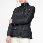 BARBOUR WOMAN B.INTL INTERNATIONAL POLARQUILT JACKET BLACK