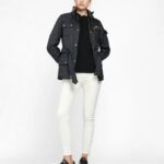 BARBOUR WOMAN B.INTL INTERNATIONAL POLARQUILT JACKET BLACK - Image 3