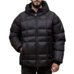 DSQUARED2 MEN PUFF KABAN BOMBER JACKET BLACK
