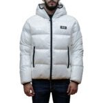 DSQUARED2 MEN PUFF KABAN BOMBER JACKET WHITE