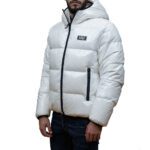 DSQUARED2 MEN PUFF KABAN BOMBER JACKET WHITE - Image 2