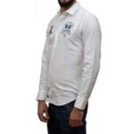 LA MARTINA MEN'S LONG-SLEEVED SHIRT IN REGULAR FIT OXFORD OPTIC WHITE - Image 3