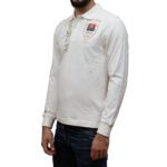 LA MARTINA MEN’S POLO HEAVY JERSEY REGULAR FIT OFF WHITE - Image 2