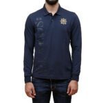 LA MARTINA MEN’S POLO PIQUET STRETCH REGULAR FIT NAVY BLUE