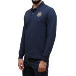 LA MARTINA MEN’S POLO PIQUET STRETCH REGULAR FIT NAVY BLUE - Image 2