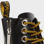 DR MARTENS WOMAN JADON MAX BUTTERO LEATHER PLATFORM BOOTS BLACK - Image 7