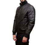 MILESTONE MEN MS LANCE REVERSIBLE LEATHER JACKET BLACK - Image 5