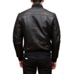 MILESTONE MEN MS LANCE REVERSIBLE LEATHER JACKET BLACK - Image 6