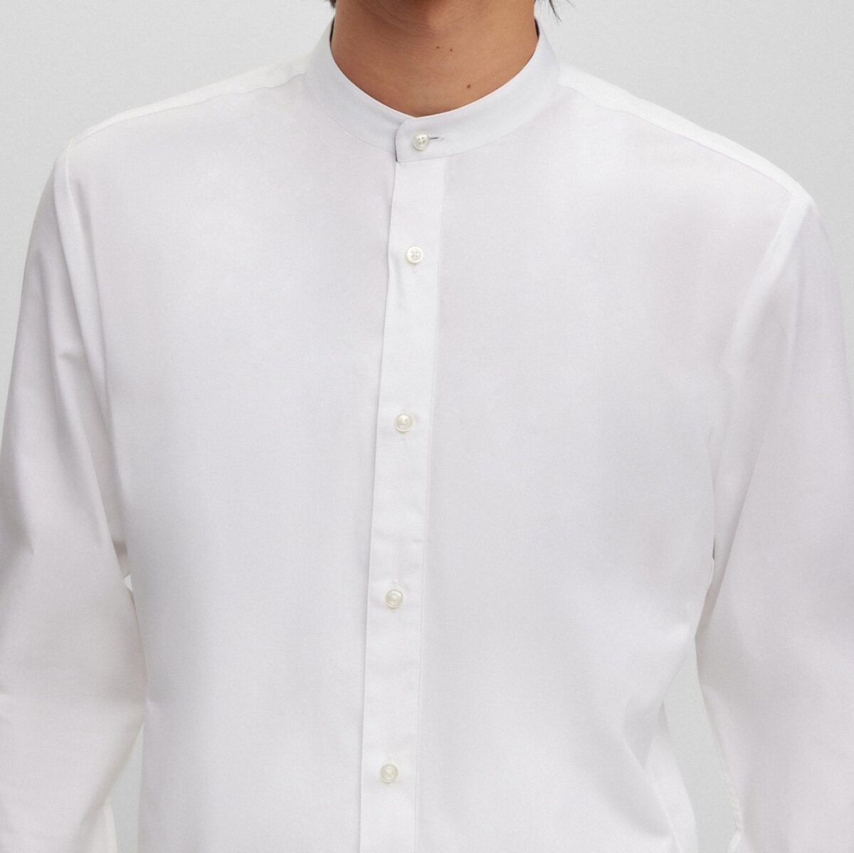 HUGO MEN KALEB STRETCH SLIM-FIT SHIRT WHITE - Image 2