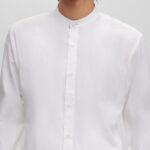 HUGO MEN KALEB STRETCH SLIM-FIT SHIRT WHITE - Image 2