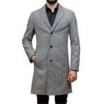 HUGO MEN MALTE 2341 COAT CHARCOAL