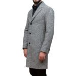 HUGO MEN MALTE 2341 COAT CHARCOAL - Image 2