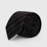 HUGO TIE 6 CM BLACK