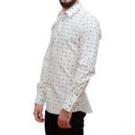 KARL LAGERFELD MEN K MONOGRAM SHIRT WHITE - Image 2