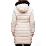 EMPORIO ARMANI EA7 WOMAN WINTER CABAN COAT ECRU - Image 3