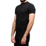 KARL LAGERFELD MEN CREWNECK RUE ST-GUILLAUME LOGO T-SHIRT BLACK - Image 2