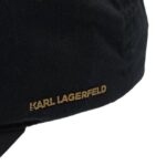 KARL LAGERFELD IKONIC BASECAP BLACK - Image 4