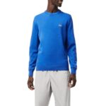 LACOSTE MEN'S CREW NECK COTTON BLUE