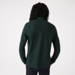 LACOSTE LONG-SLEEVES L1312 POLO GREEN - Image 2