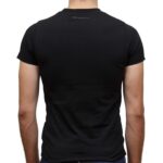 KARL LAGERFELD MEN CREWNECK RUE ST-GUILLAUME LOGO T-SHIRT BLACK - Image 3