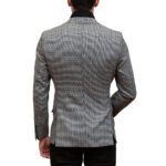 TOM FRANK MICROPATERN J. SEVEN SUIT JACKET BLACK/WHITE - Image 3