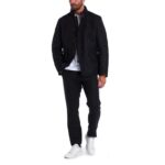 BARBOUR MEN POWELL QUILTED JACKET BLACK - Image 2