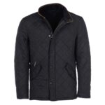 BARBOUR MEN POWELL QUILTED JACKET NAVY - Image 6
