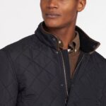 BARBOUR MEN POWELL QUILTED JACKET NAVY - Image 4