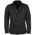 BARBOUR MEN B.INTL ARIEL POLAQUILT JACKET BLACK - Image 6