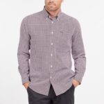 BARBOUR MEN PADSHAW TAILORED SHIRT RICH RED