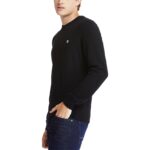 TIMBERLAND MEN LS WILLIAMS RIVER COTTON YD CREW REGULAR SWEATER BLACK - Image 2