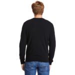 TIMBERLAND MEN LS WILLIAMS RIVER COTTON YD CREW REGULAR SWEATER BLACK - Image 3