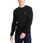 TIMBERLAND MEN LS WILLIAMS RIVER COTTON YD CREW REGULAR SWEATER BLACK - Image 5