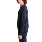 TIMBERLAND MEN LS WILLIAMS RIVER COTTON YD CREW REGULAR SWEATER DARK SAPPHIRE - Image 2