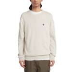 TIMBERLAND MEN LS WILLIAMS RIVER COTTON YD CREW REGULAR SWEATER ISLAND FOSSIL