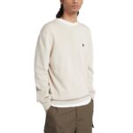 TIMBERLAND MEN LS WILLIAMS RIVER COTTON YD CREW REGULAR SWEATER ISLAND FOSSIL - Image 2