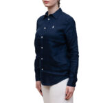 POLO RALPH LAUREN WOMAN LINNEN SHIRT NEWPORT NAVY - Image 2