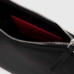 HUGO WOMAN BELL MULTI CROSS FAUX-LEATHER BAG WITH LOGO LETTERING BLACK - Image 2