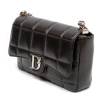 DSQUARED2 D2 STATEMENT SOFT SHOULDER BAG BLACK - Image 2