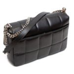 DSQUARED2 D2 STATEMENT SOFT SHOULDER BAG BLACK - Image 4