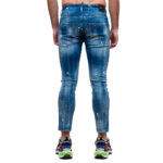 DSQUARED2 MEN MEDIUM KINKY WASH SUPER TWINKY JEANS BLUE - Image 3