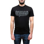 DSQUARED2 MEN COOL FIT STUD T-SHIRT BLACK