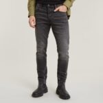 G-STAR 3301 MEN SLIM JEANS ANTIC CHARCOAL