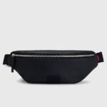 HUGO MEN ETHON 2.0 BELT BAG WITH BRANDED ADJUSTABLE STRAP AND FULL LINING BLACK